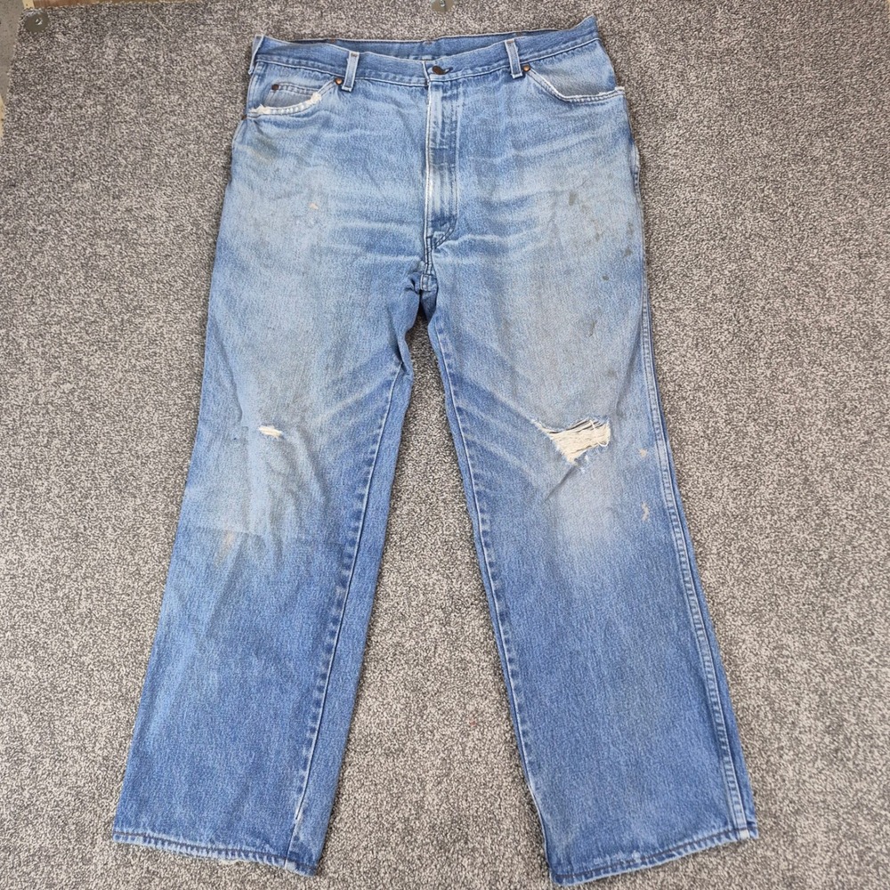 VIntage Levi's 557 Bootcut Jeans Mens 36x29 Blue Denim Baggy Relaxed Made in USA